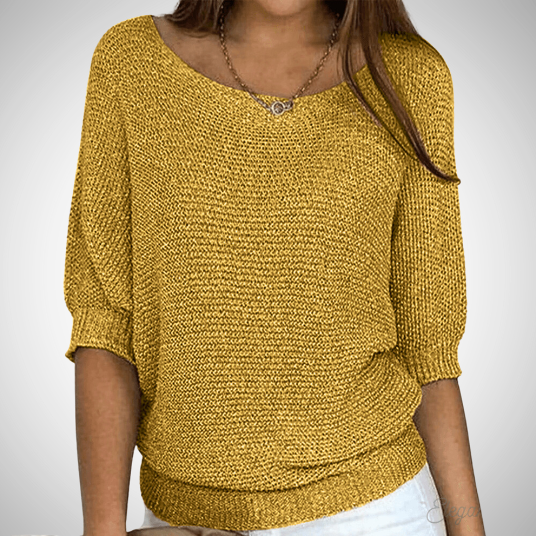 Sapphire Breezy Knit Sweater for Women