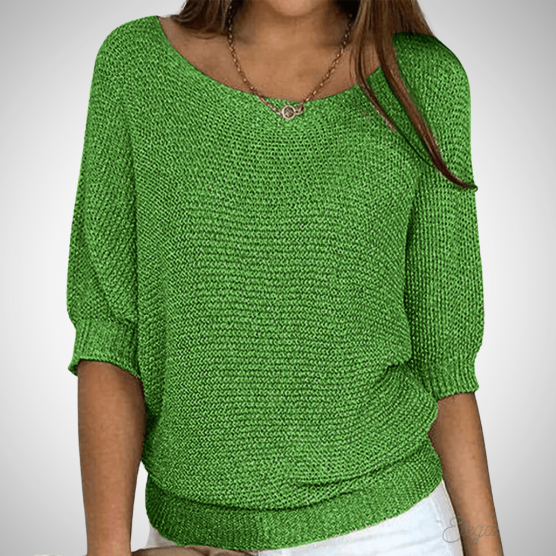 Sapphire Breezy Knit Sweater for Women