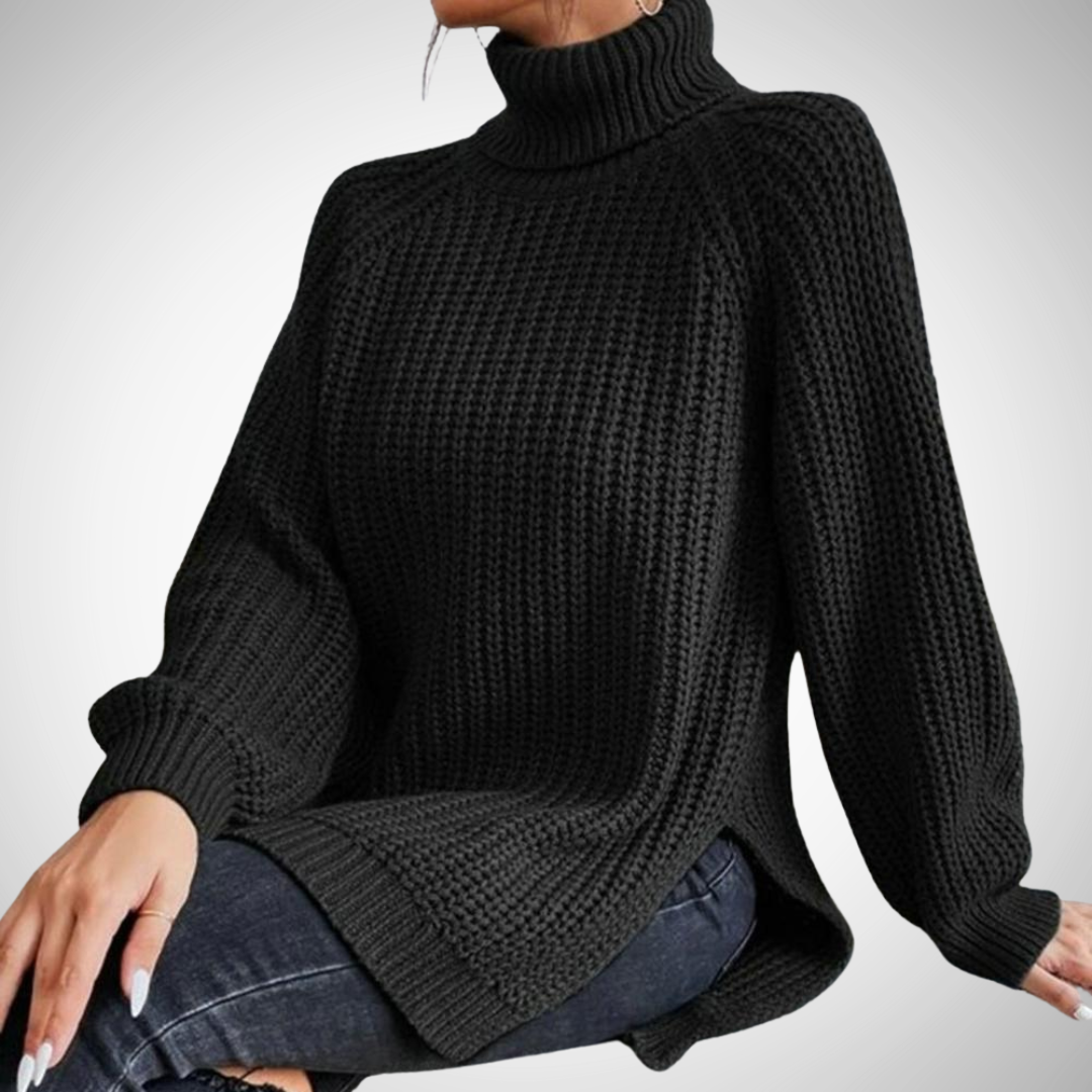 Ivy Knitted Turtleneck Sweater for Women