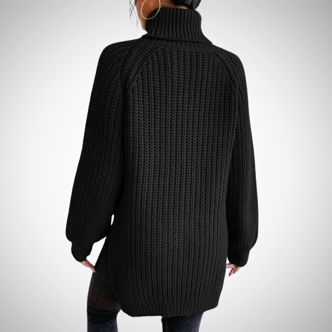 Ivy Knitted Turtleneck Sweater for Women