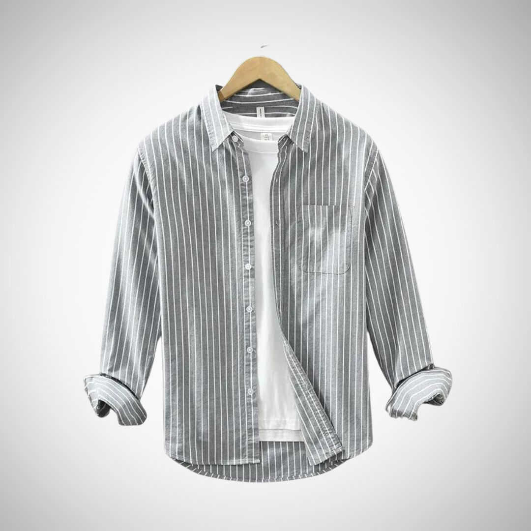 Newton Cotton Stripe Shirt for Men