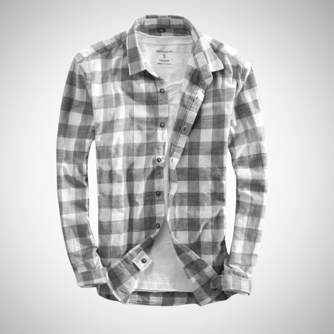 Abdiel Plaid Long Sleeve Shirt for Men