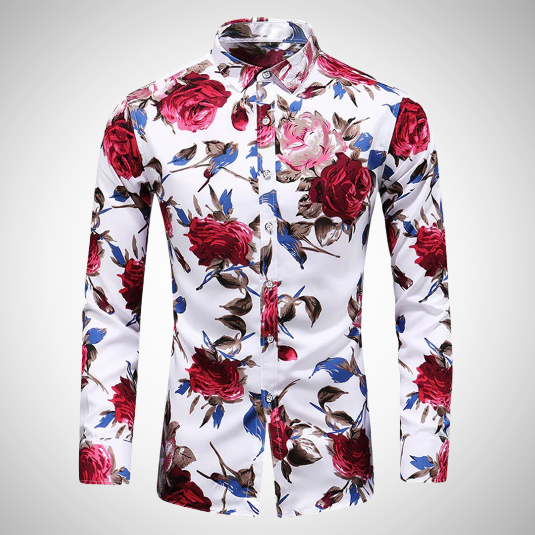 Chemise fleurie Adrian pour homme