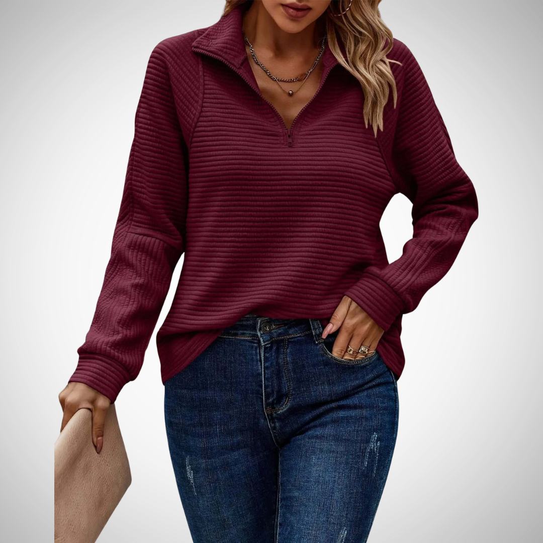 Stacey V-Neck Knit Jumper for Women