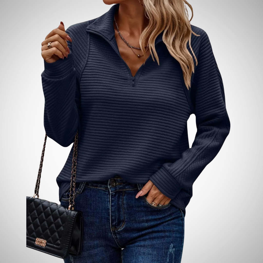 Stacey V-Neck Knit Jumper for Women