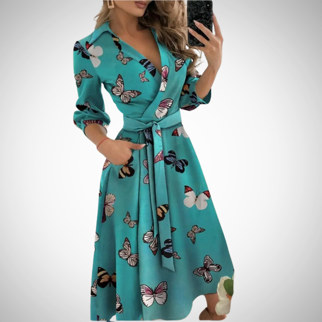 Chona Elegant Wrap Dress for Women