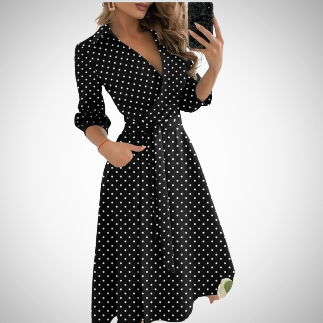 Chona Elegant Wrap Dress for Women