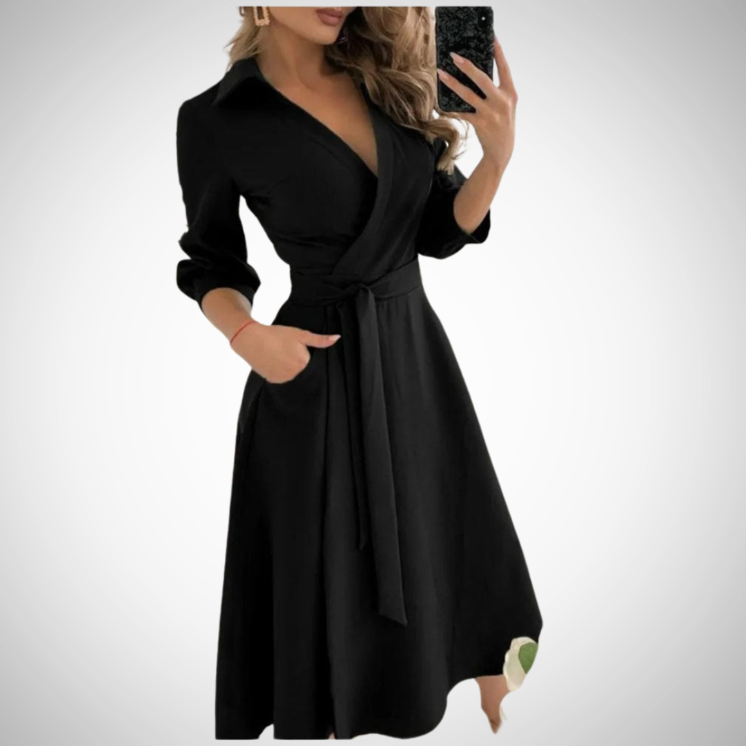 Chona Elegant Wrap Dress for Women