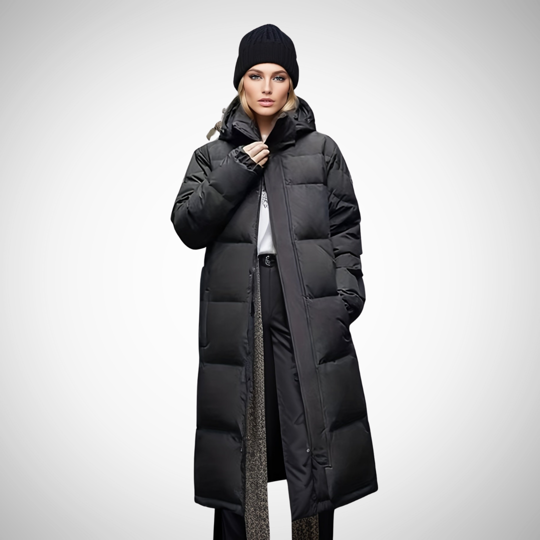 Manteau d'hiver matelassé long Lilia pour femme