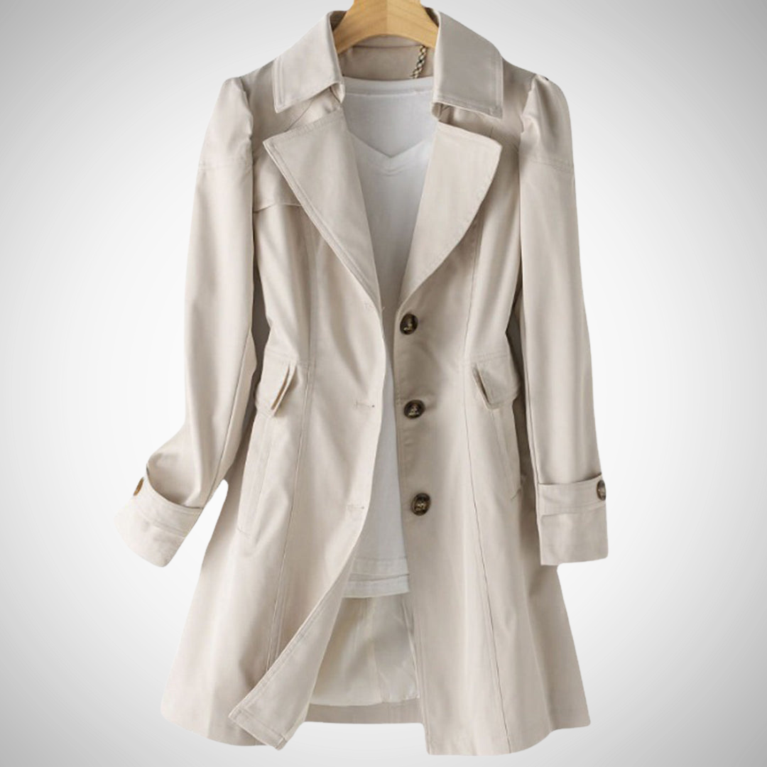 Analyn Long Windbreaker Raincoat for Women