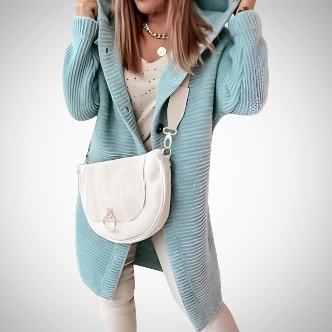 Sweat à capuche tricoté Marife pour femme