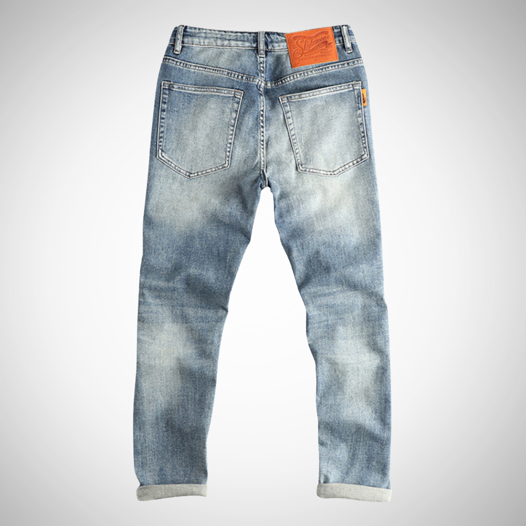 Stephen Light Blue Washed Denim for Men