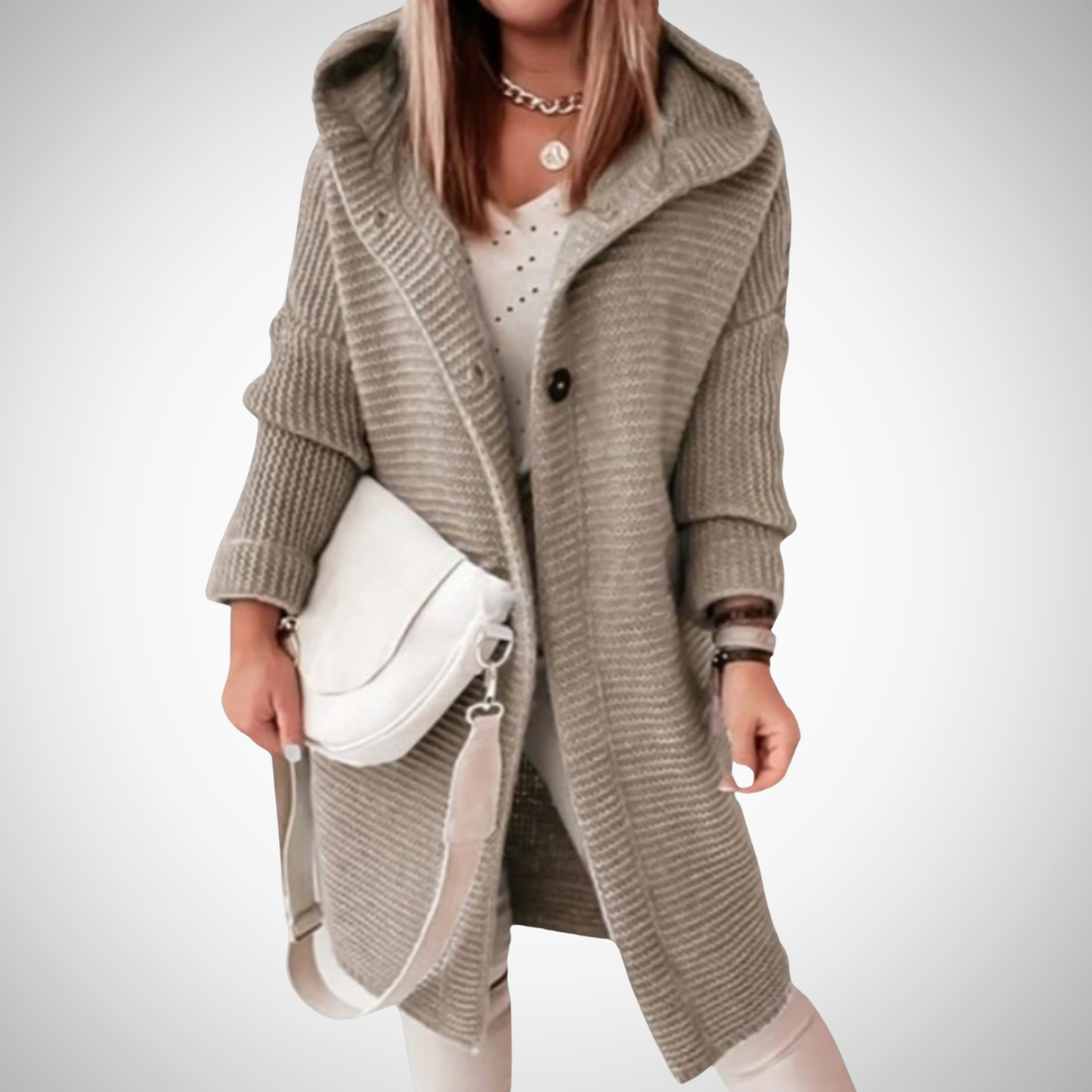 Sweat à capuche tricoté Marife pour femme