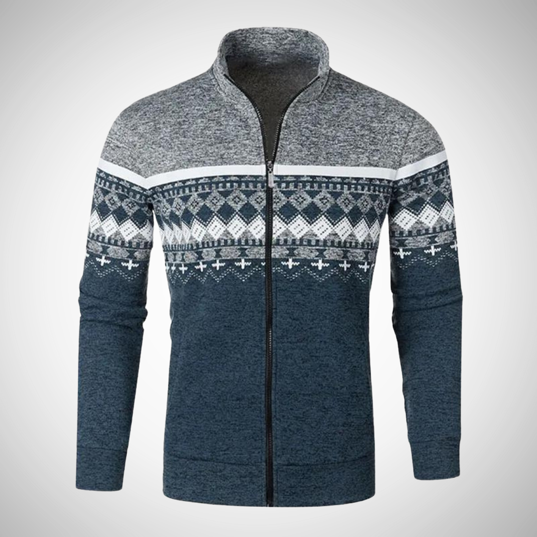 Nash Nordic Pattern Sweater for Men