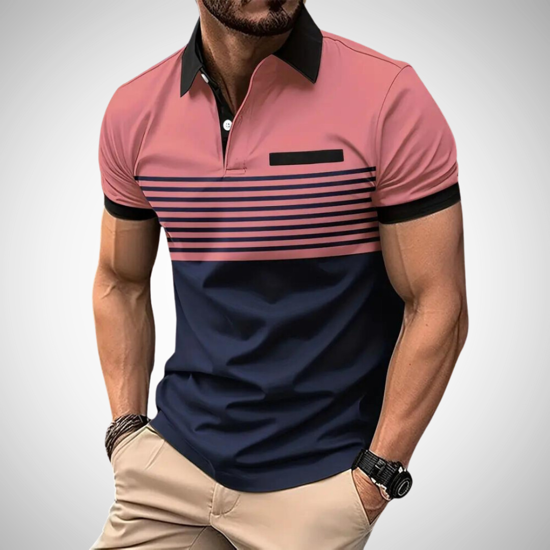 Polo Mike Color-Block pour homme