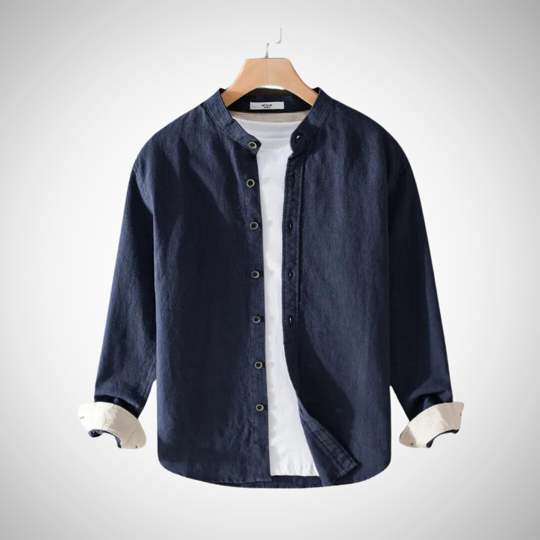 Tommy Linen Long Sleeve Shirt for Men