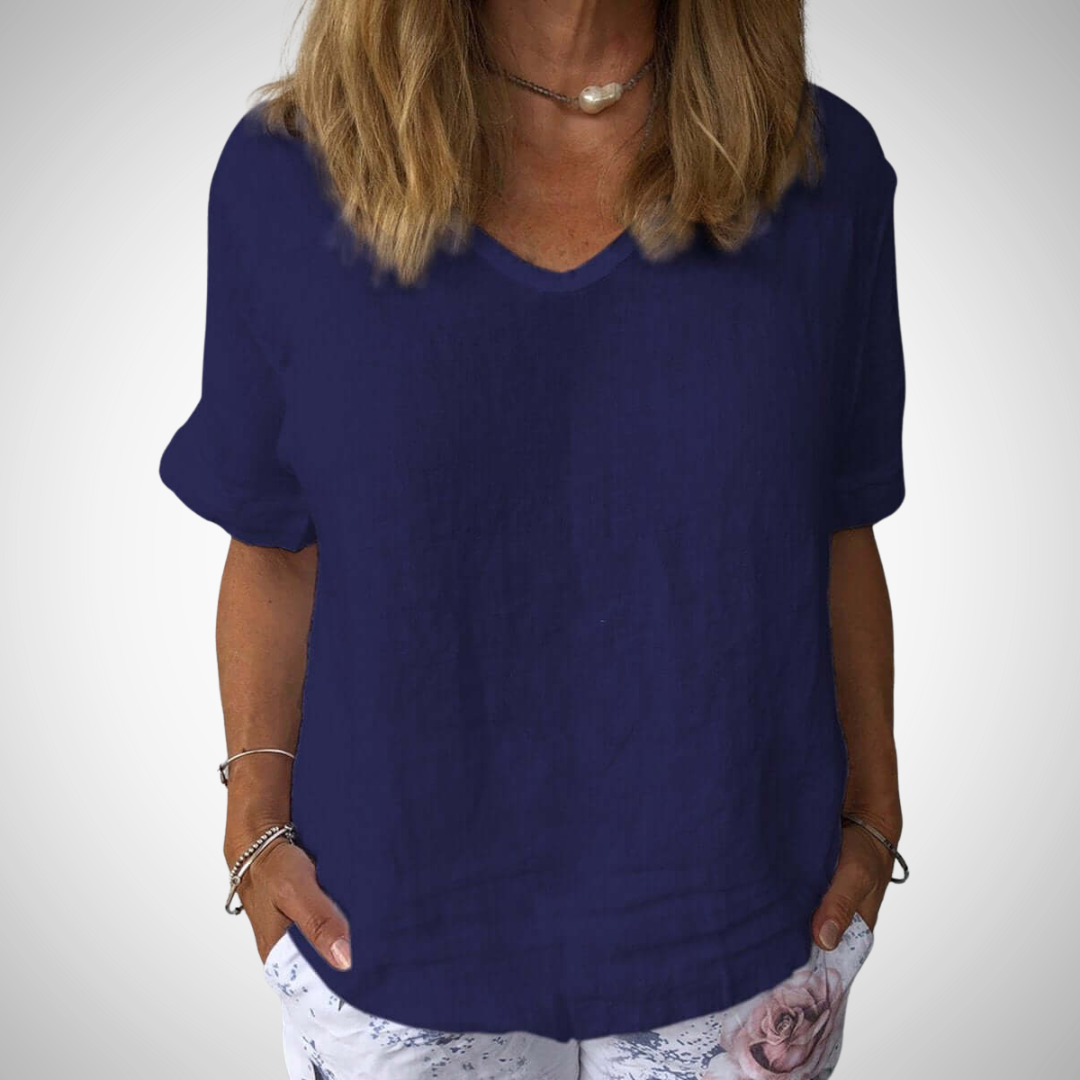 Chloe Casual Cotton Top for Women