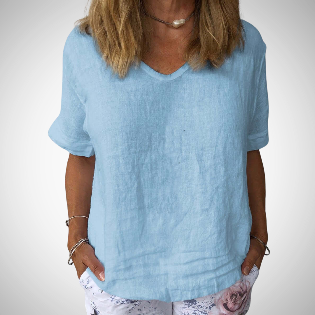 Chloe Casual Cotton Top for Women