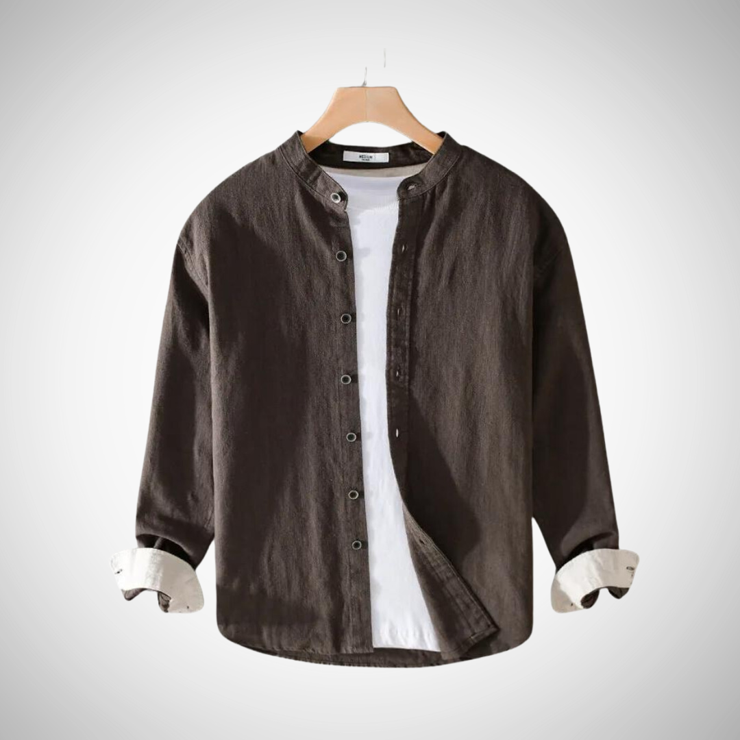 Tommy Linen Long Sleeve Shirt for Men