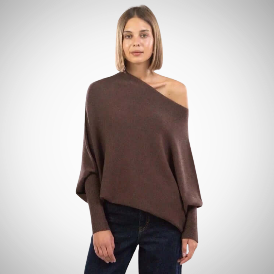 Pull asymétrique Jennifer pour femme