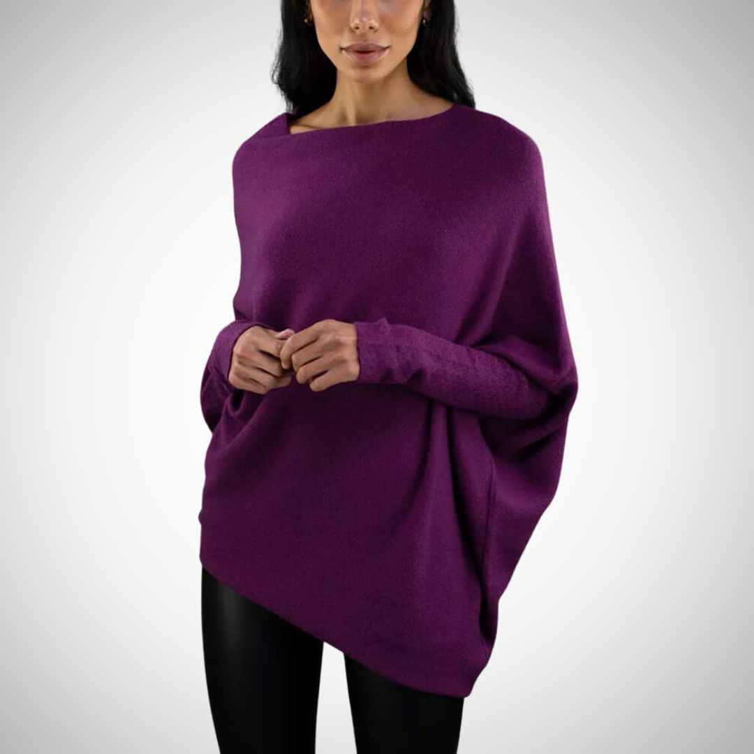 Pull asymétrique Jennifer pour femme