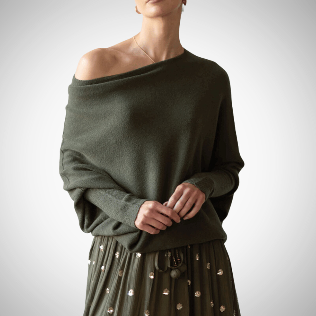 Pull asymétrique Jennifer pour femme