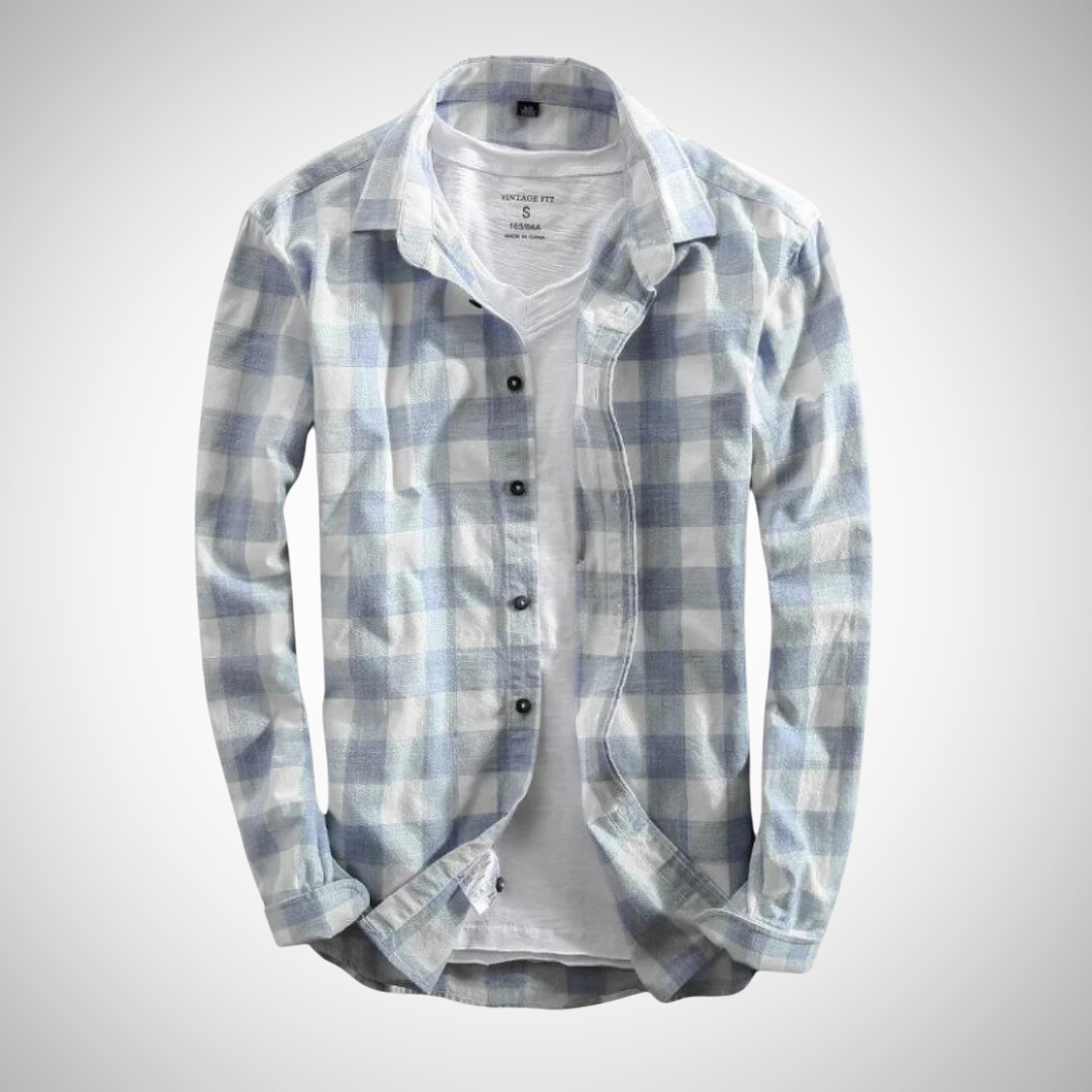 Abdiel Plaid Long Sleeve Shirt for Men