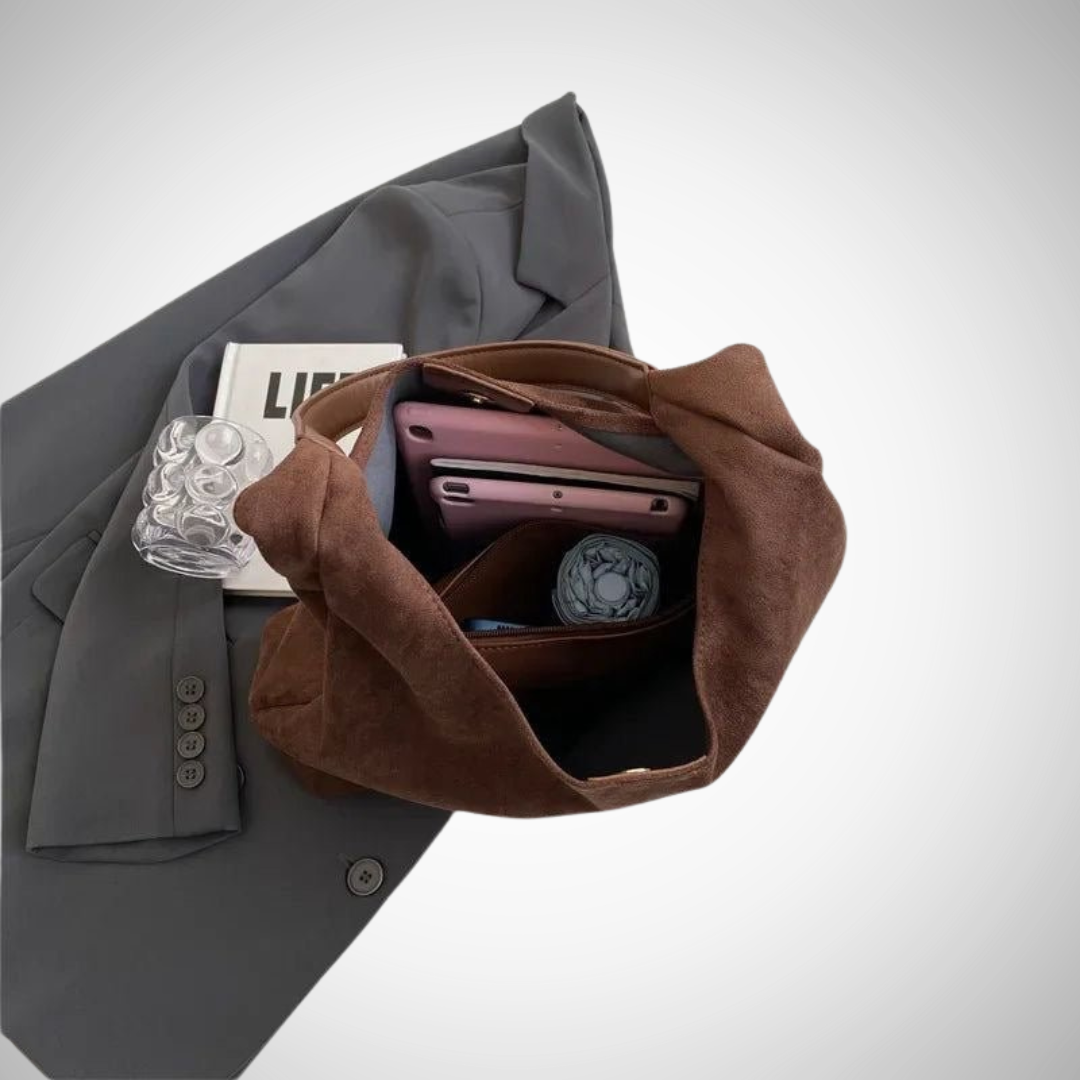 Athena Suede Tote Bag for Women