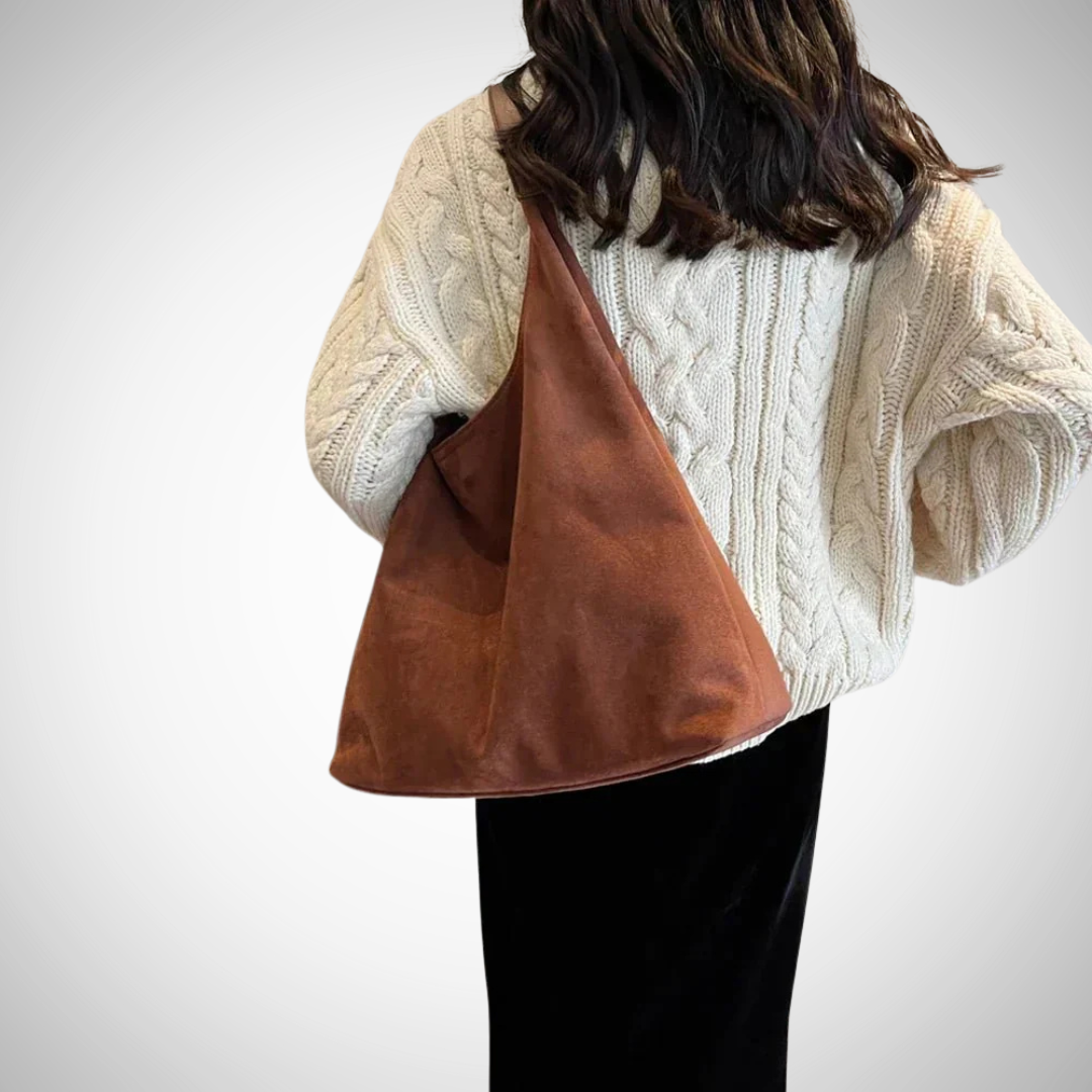 Athena Suede Tote Bag for Women