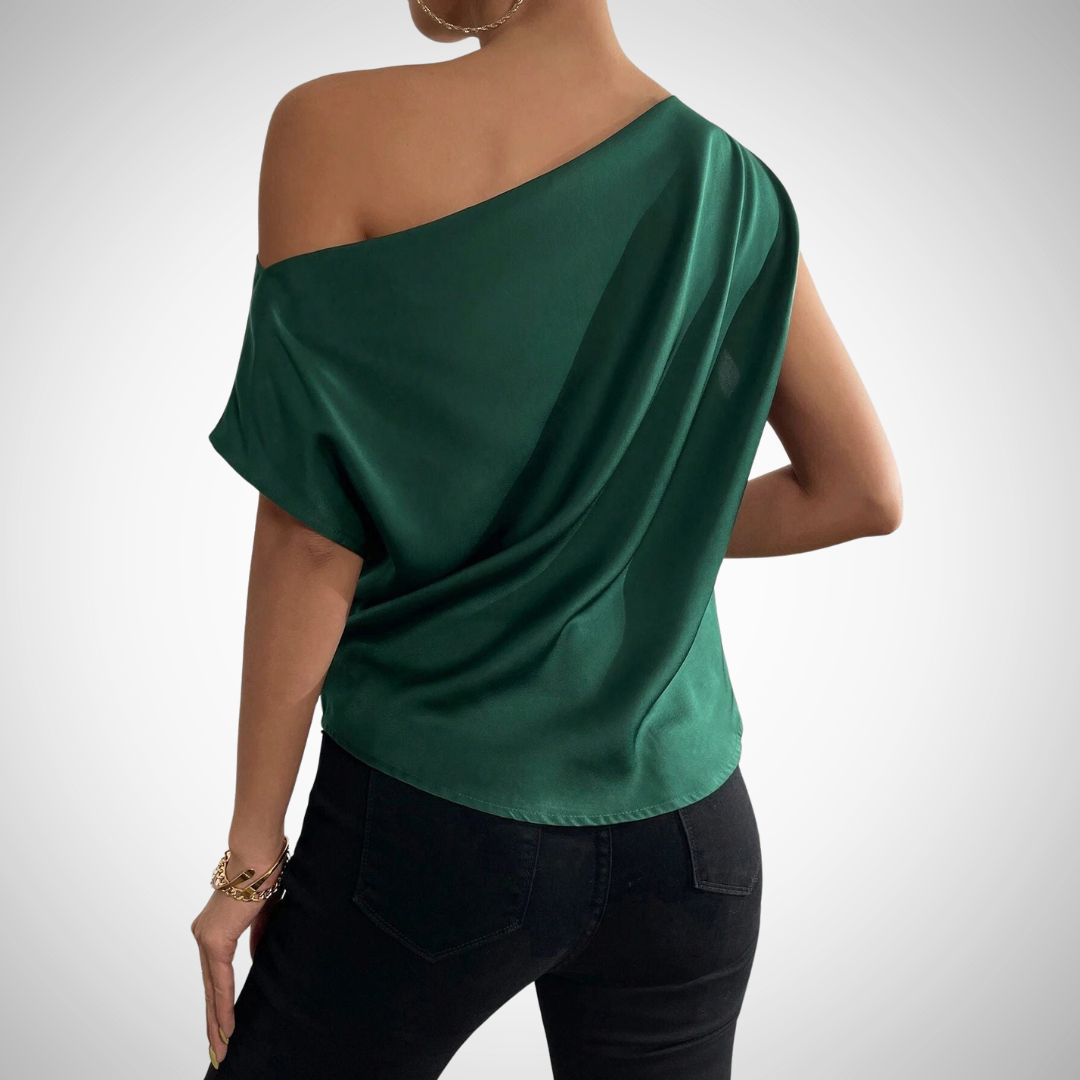 Johanna One-Shoulder Asymmetrical Top for Women