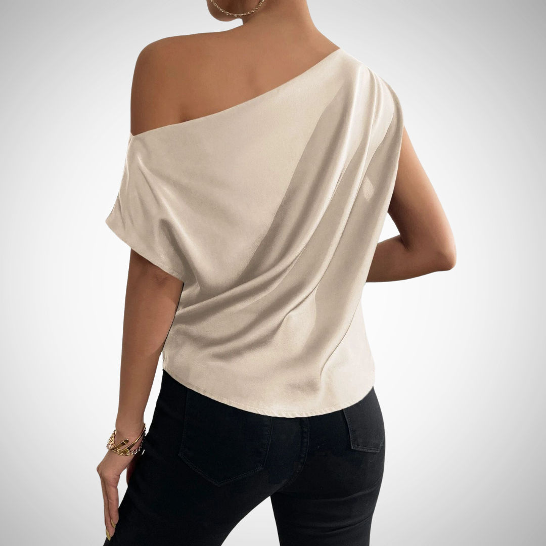 Johanna One-Shoulder Asymmetrical Top for Women