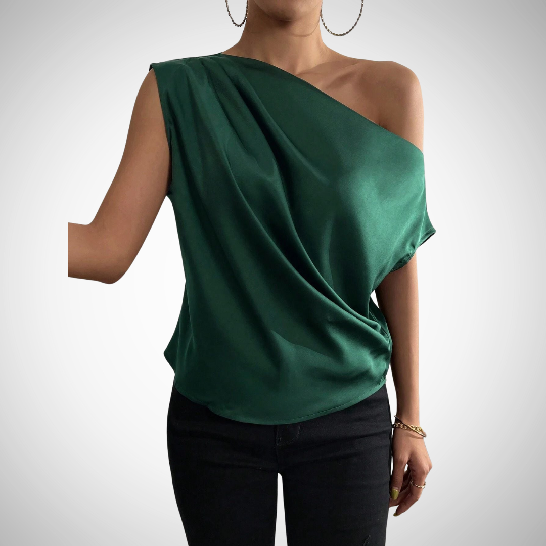Johanna One-Shoulder Asymmetrical Top for Women