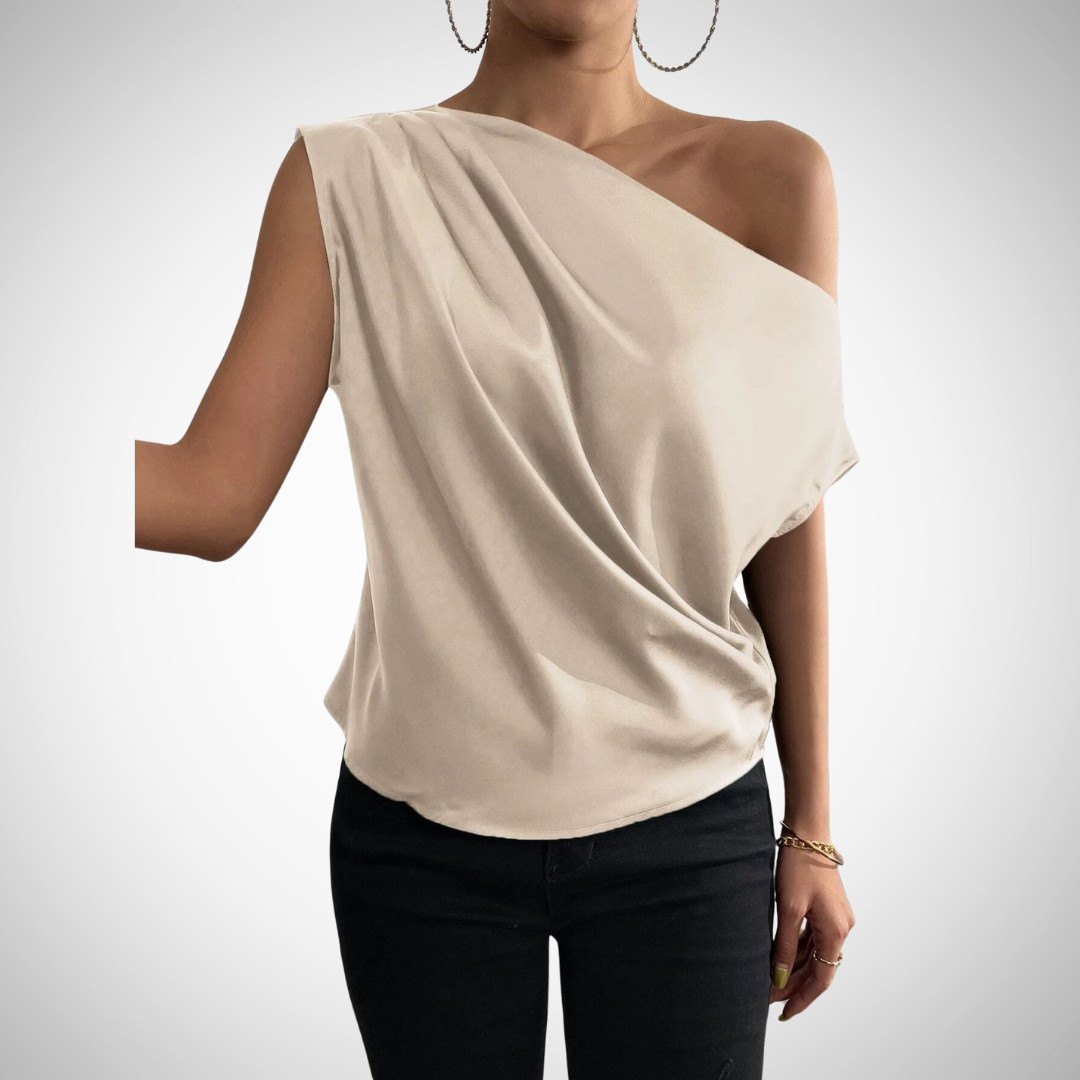 Johanna One-Shoulder Asymmetrical Top for Women