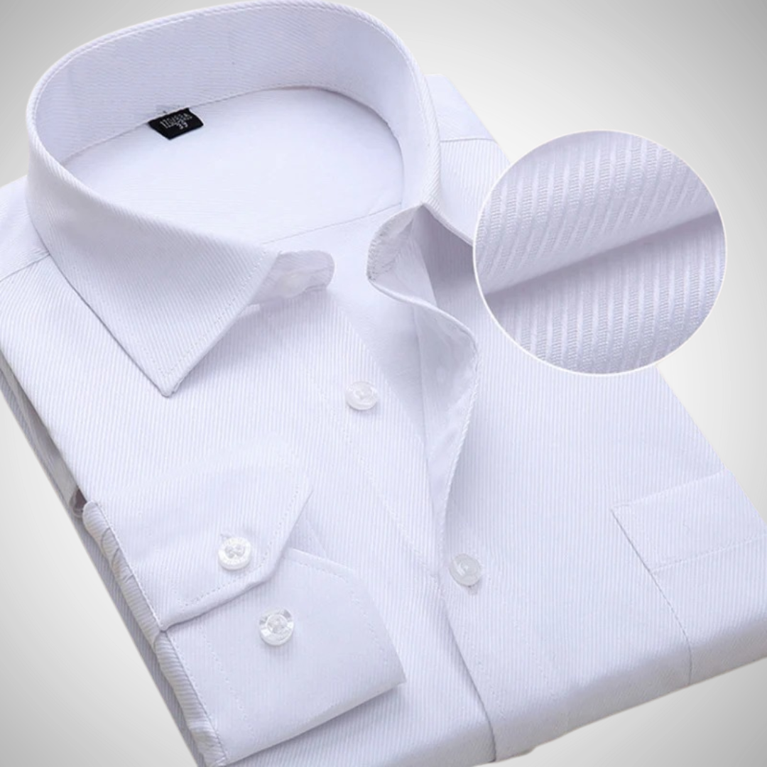 Linus Elegant Long Sleeve Shirt with Button Closure | Ideal for All Seasons for Men