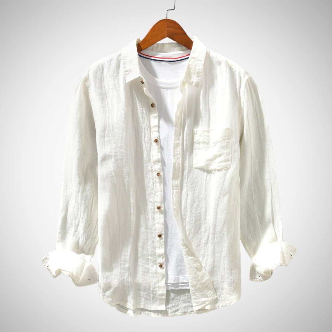 Chemise de printemps en lin Lech pour homme