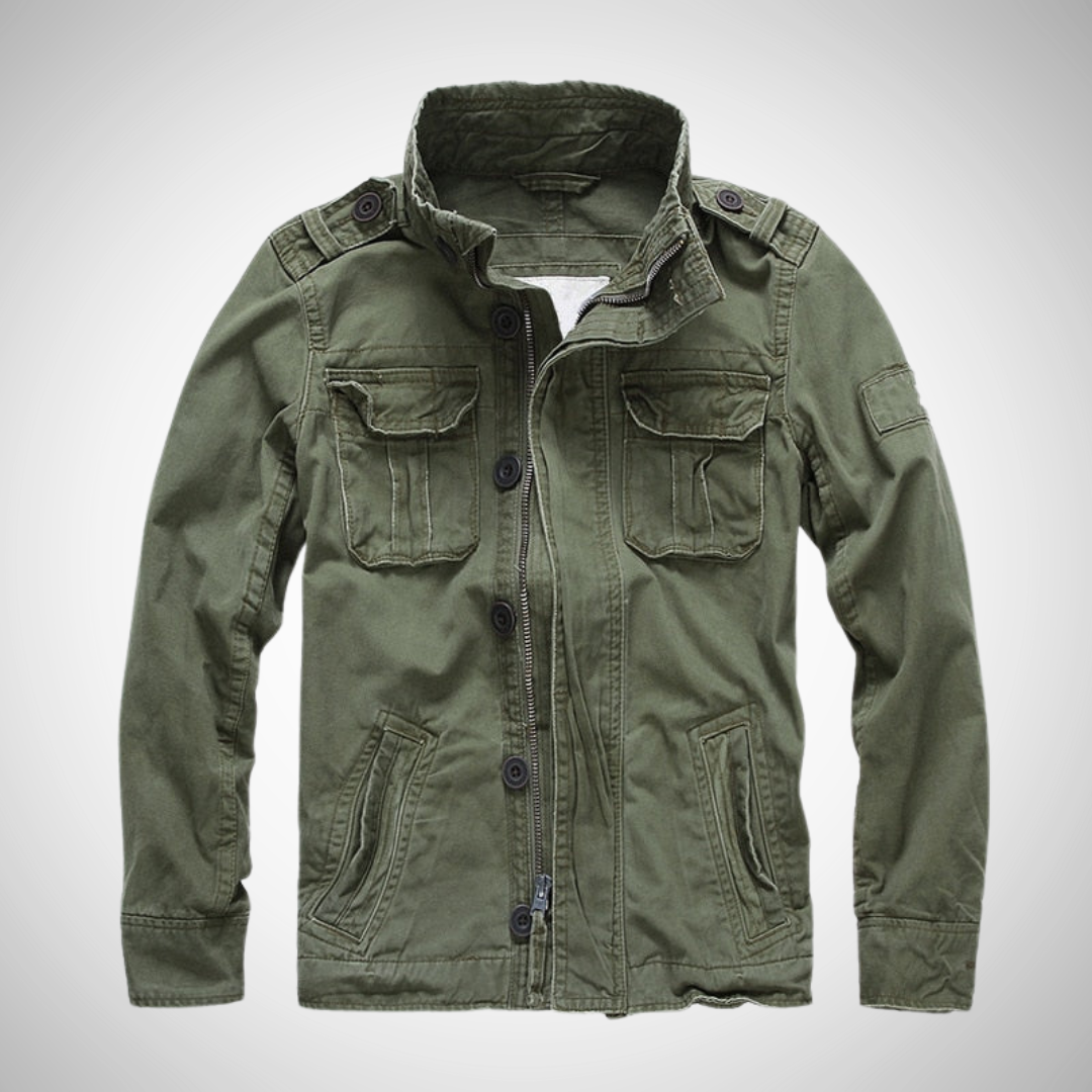 Mike Military Fall Camo Jacket for Men