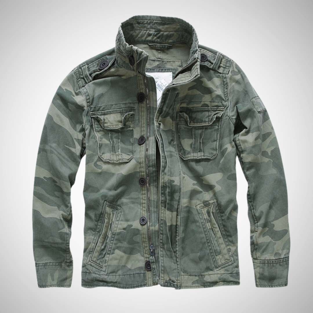 Mike Military Fall Camo Jacket for Men