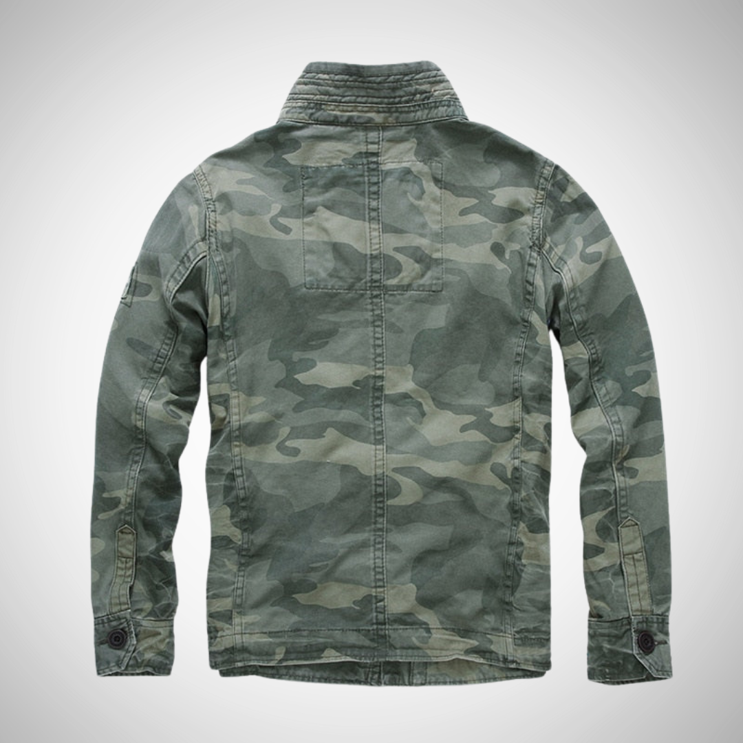 Mike Military Fall Camo Jacket for Men