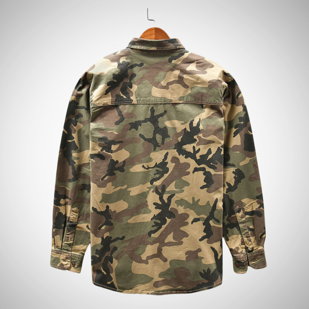 Chemise cargo multi-poches Julian Camo pour homme