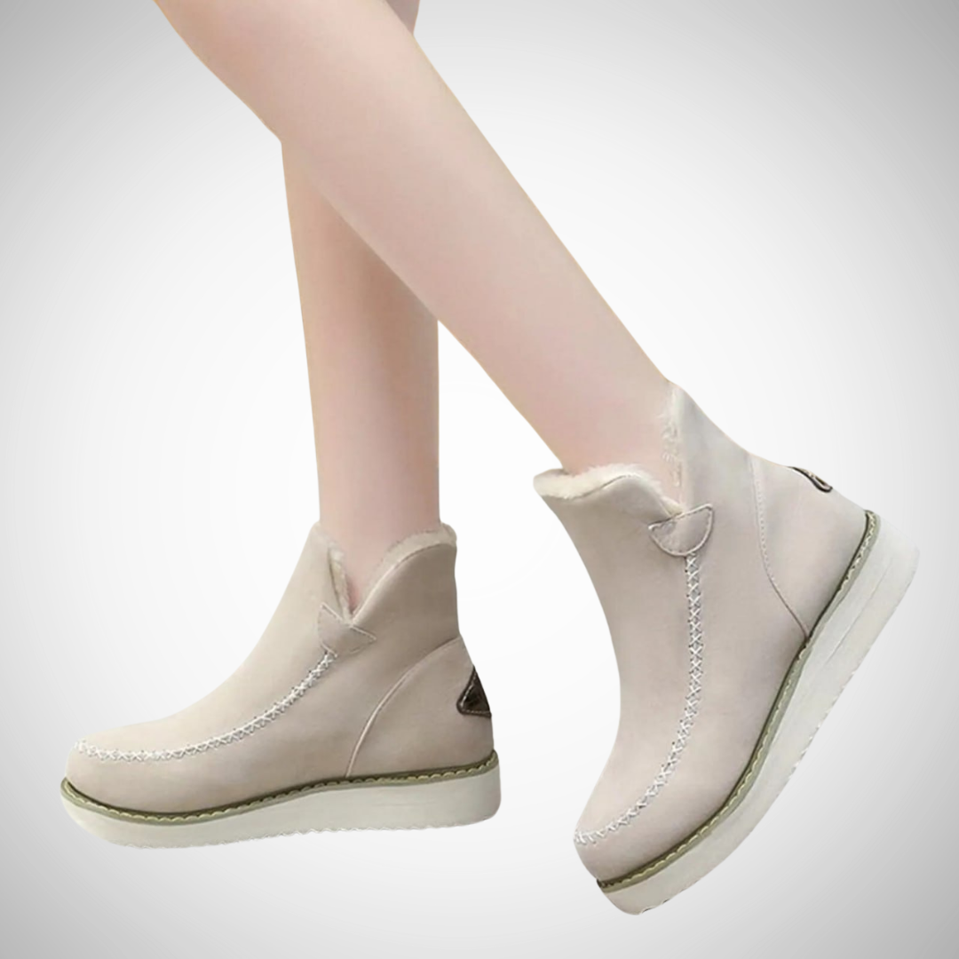 Bottines plates décontractées en daim Sheena pour femmes