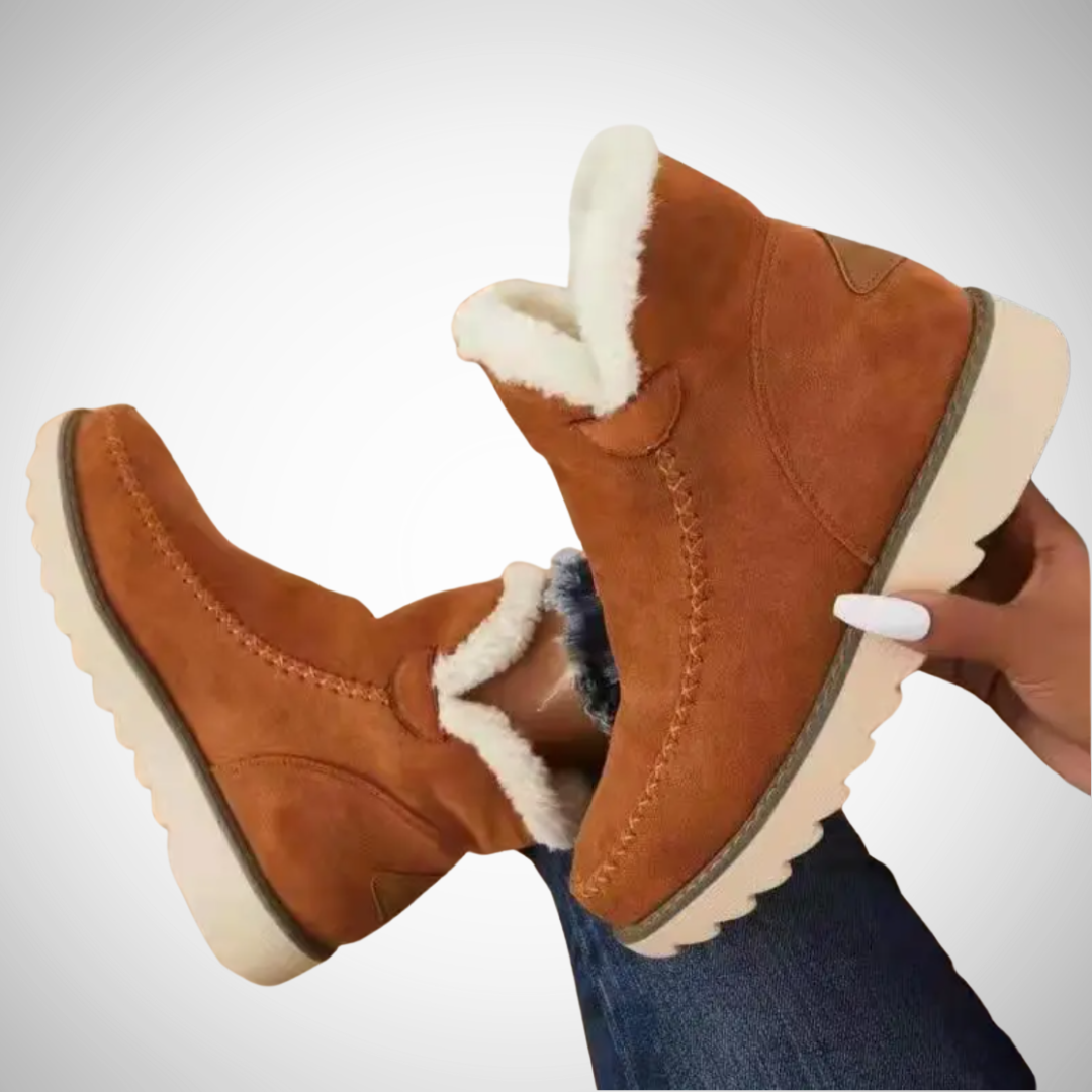 Bottines plates décontractées en daim Sheena pour femmes