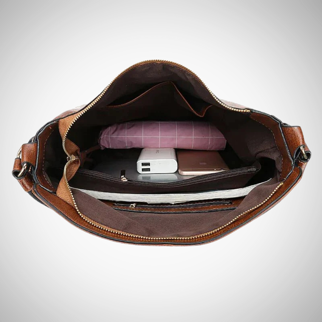 Pamela Leather Shoulder Bag for Women