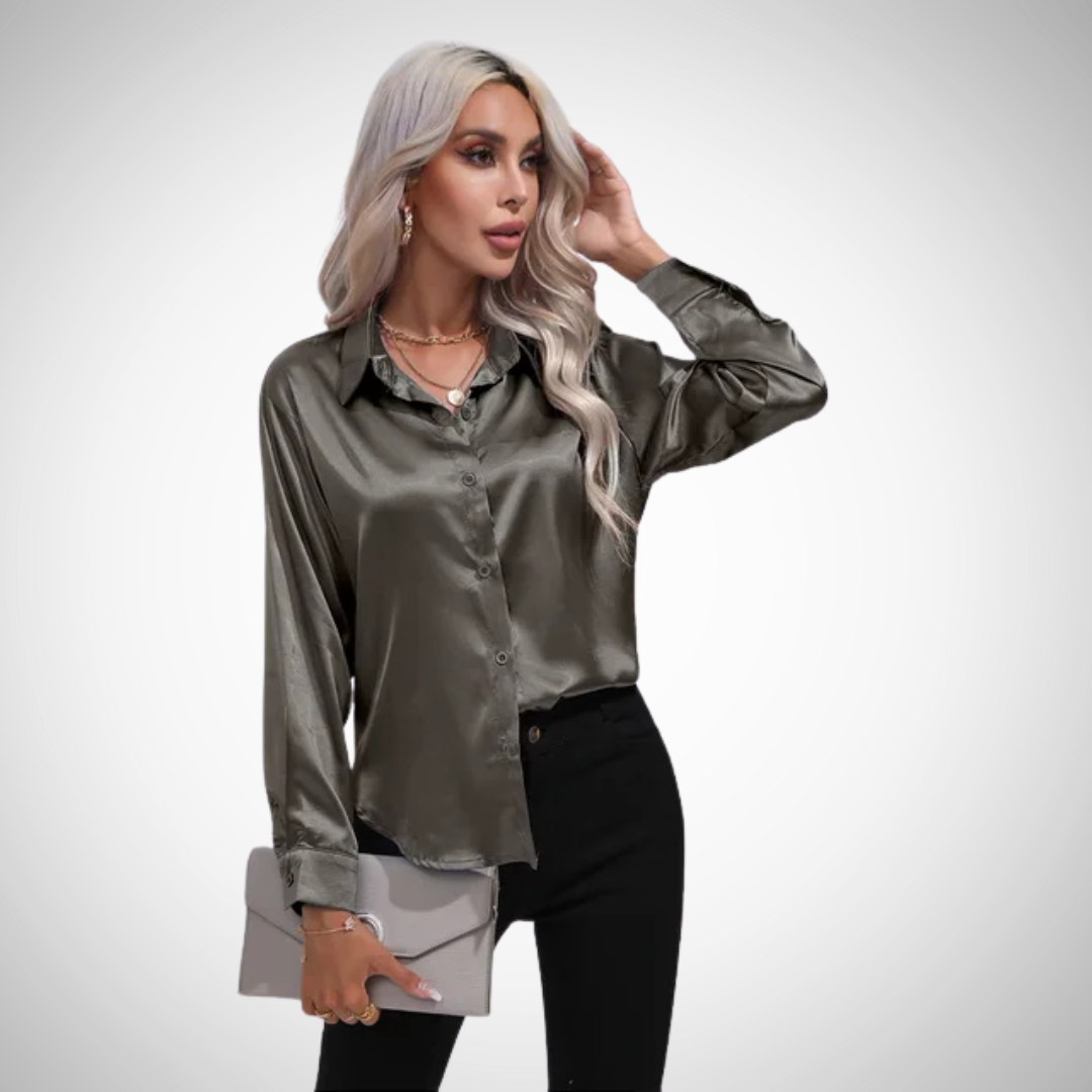 Camilla Satin Blouse for Women