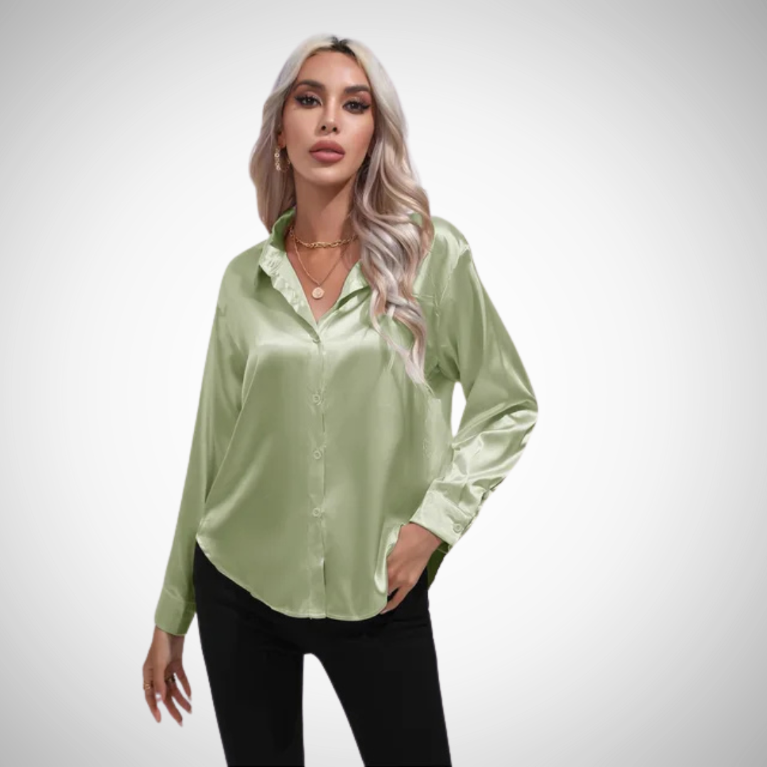 Camilla Satin Blouse for Women