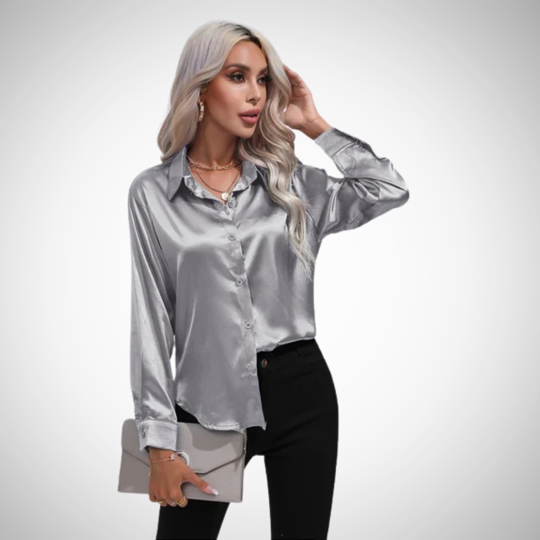 Camilla Satin Blouse for Women