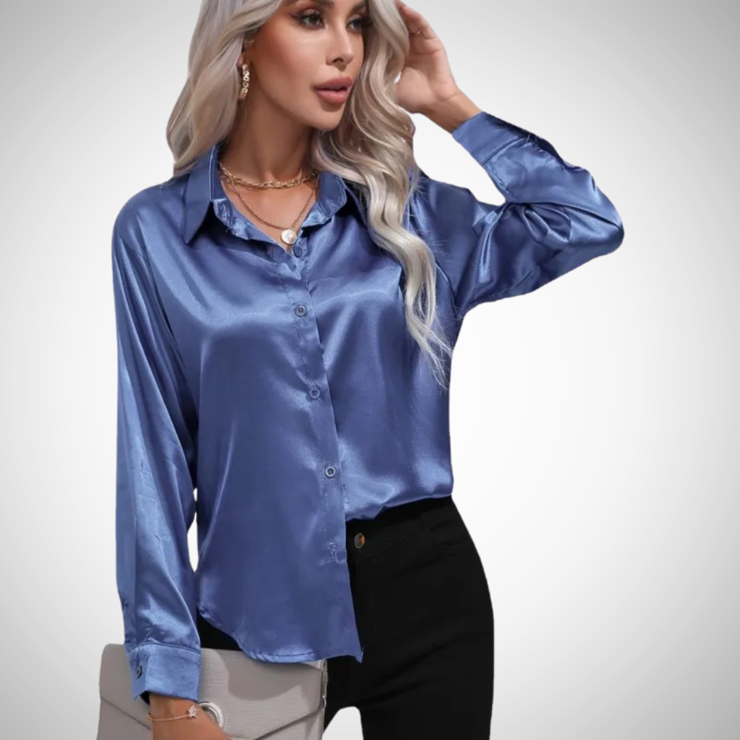 Camilla Satin Blouse for Women