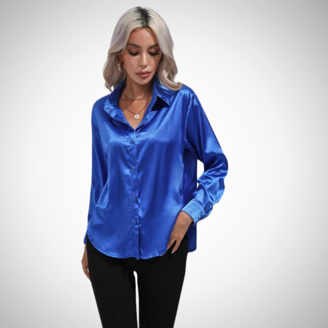 Camilla Satin Blouse for Women