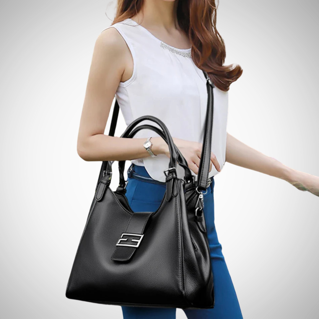 Quinlyn Vegan Leather Tote Bag for Women