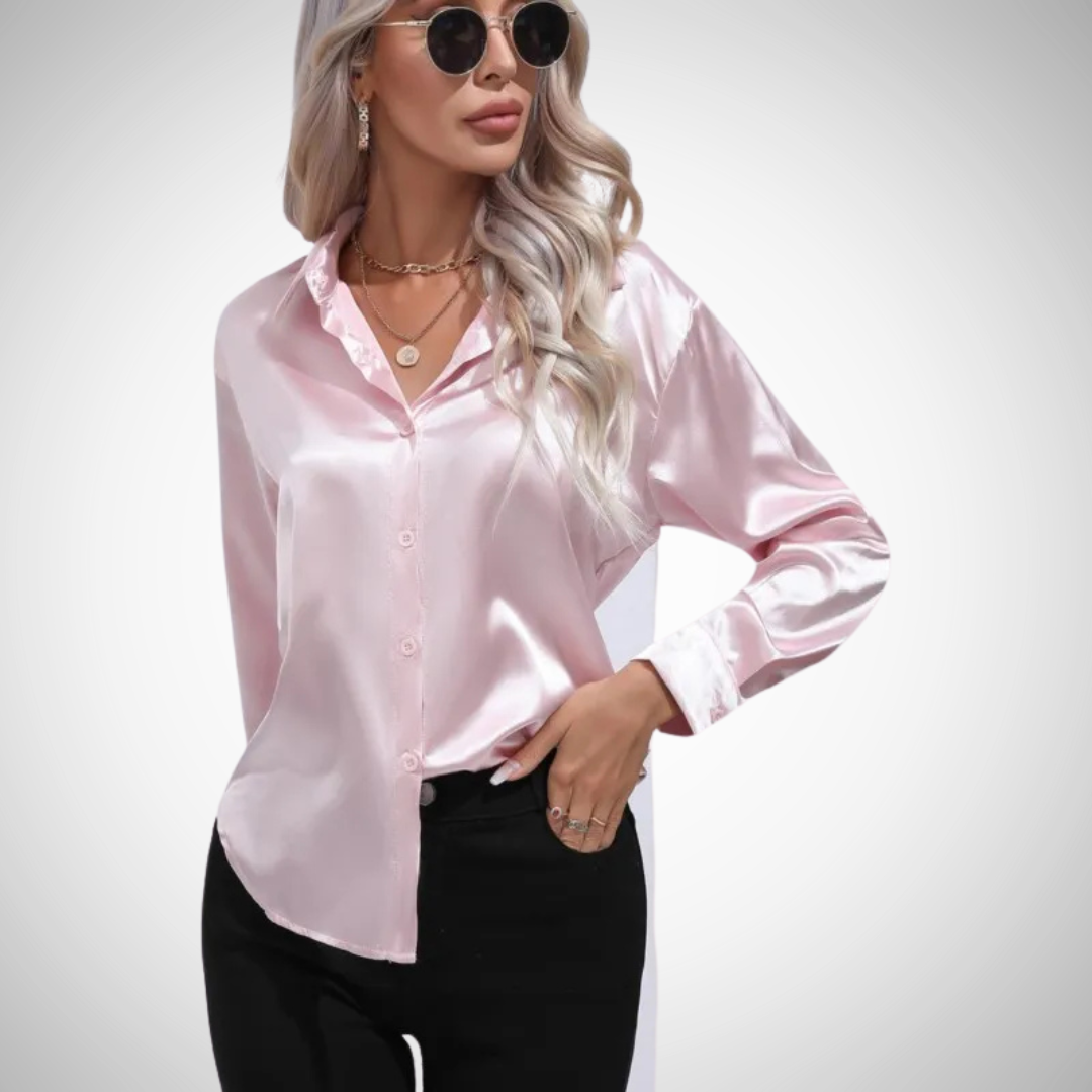Camilla Satin Blouse for Women