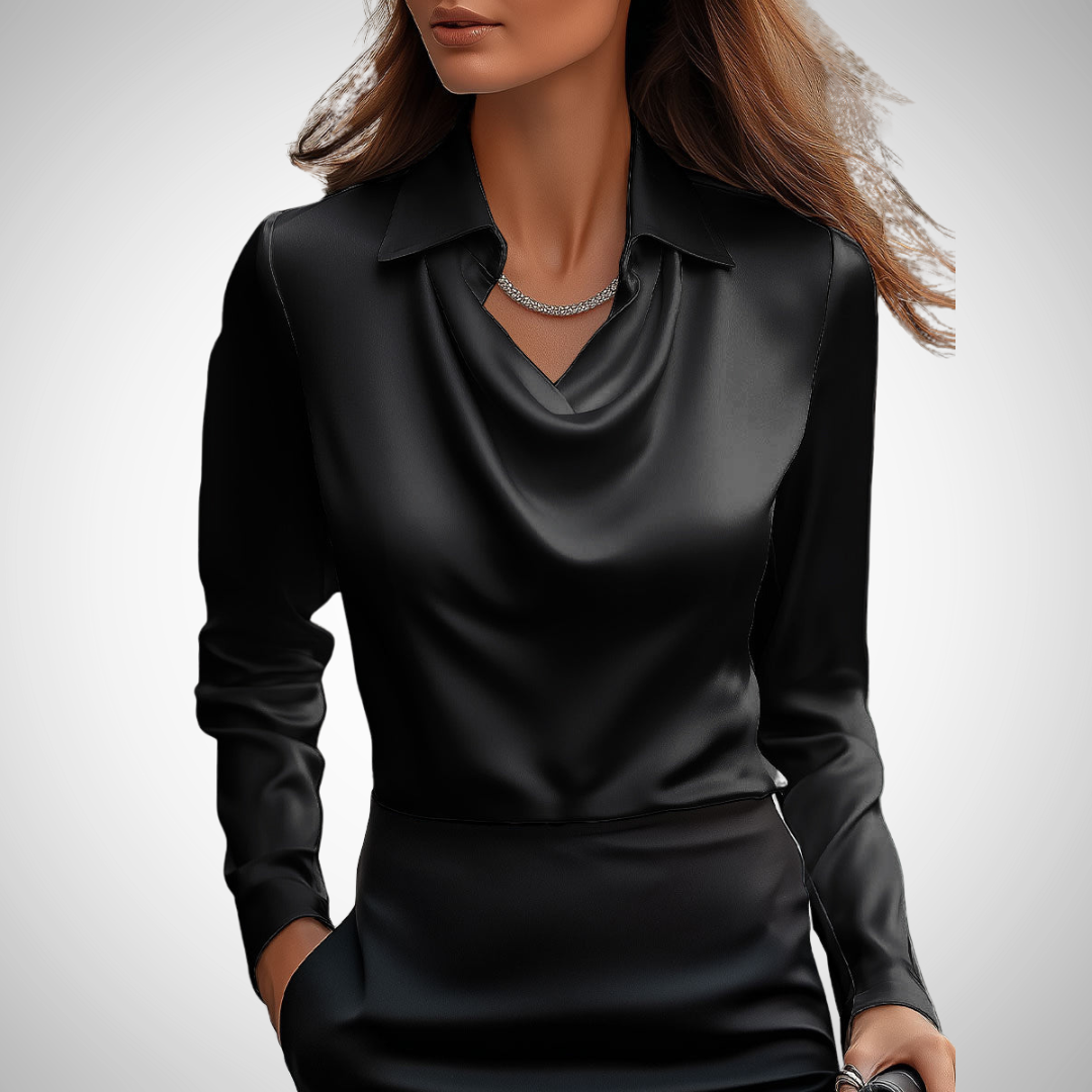 Abegail Fall Silky Blouse for Women